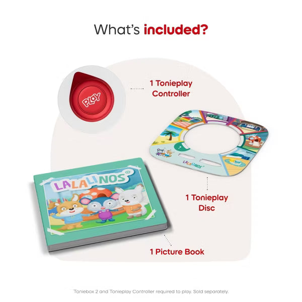 tonies Tonieplay Set Lalalinos: Find the Photo Audio Game & Controller Set for Toniebox 2, Interactive Screen-Free Game for Kids Ages 3+