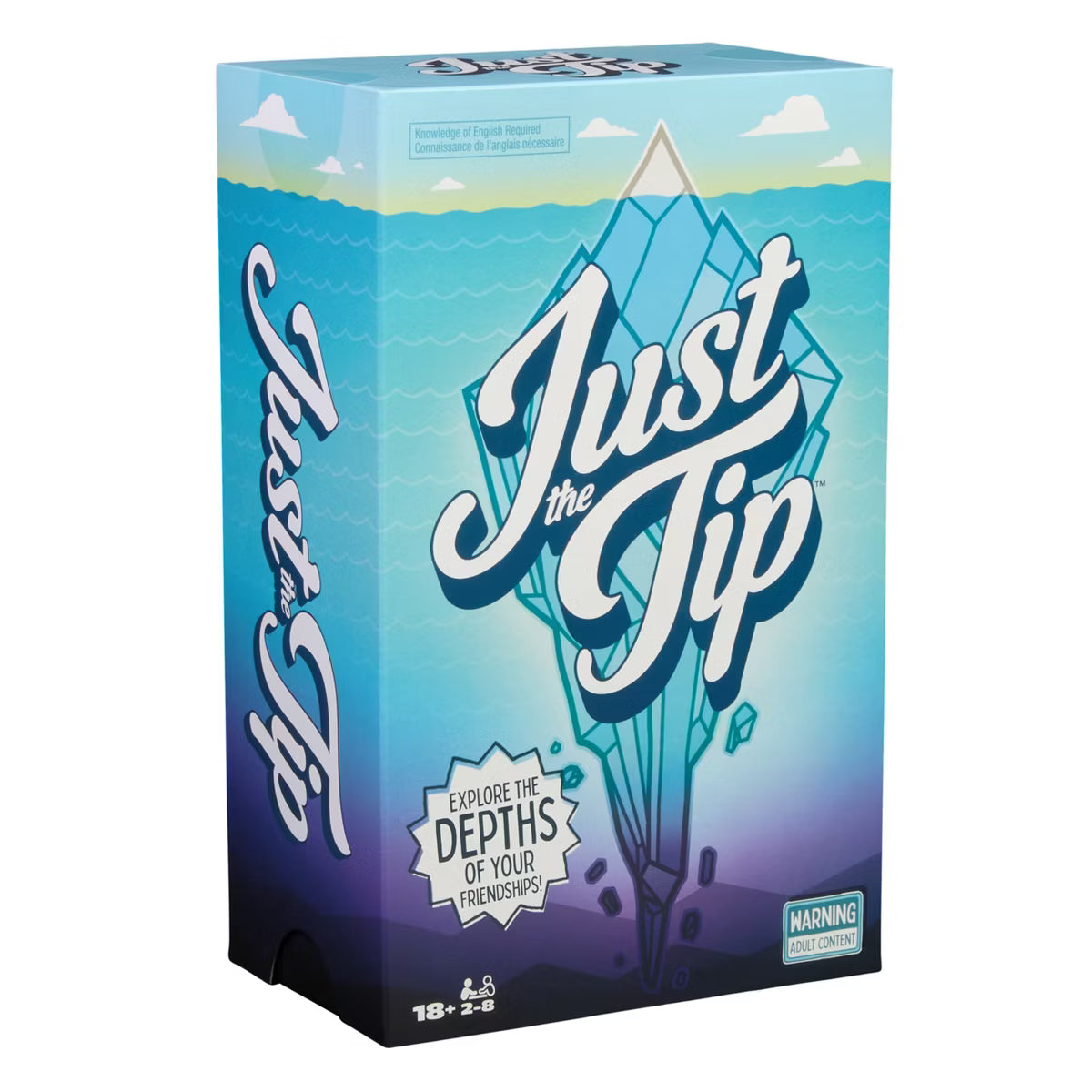 Spin Master Games Just the Tip Adult Party Card Game, Explore the Depths of Your Friendships Hilarious Icebreaker Game for Ages 18+, 2-8 Players