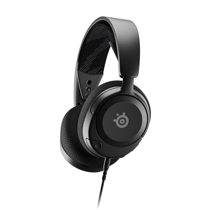 SteelSeries Arctis Nova 1 Multi-System Wired Gaming Headset, Over-Ear Headphones with ClearCast Gen 2 Mic for PC, PS5, Xbox & Switch, Black