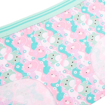 Squishmallows Girls 5-Pack Underwear Briefs, Cam and Friends Underwear Set, Multicolor