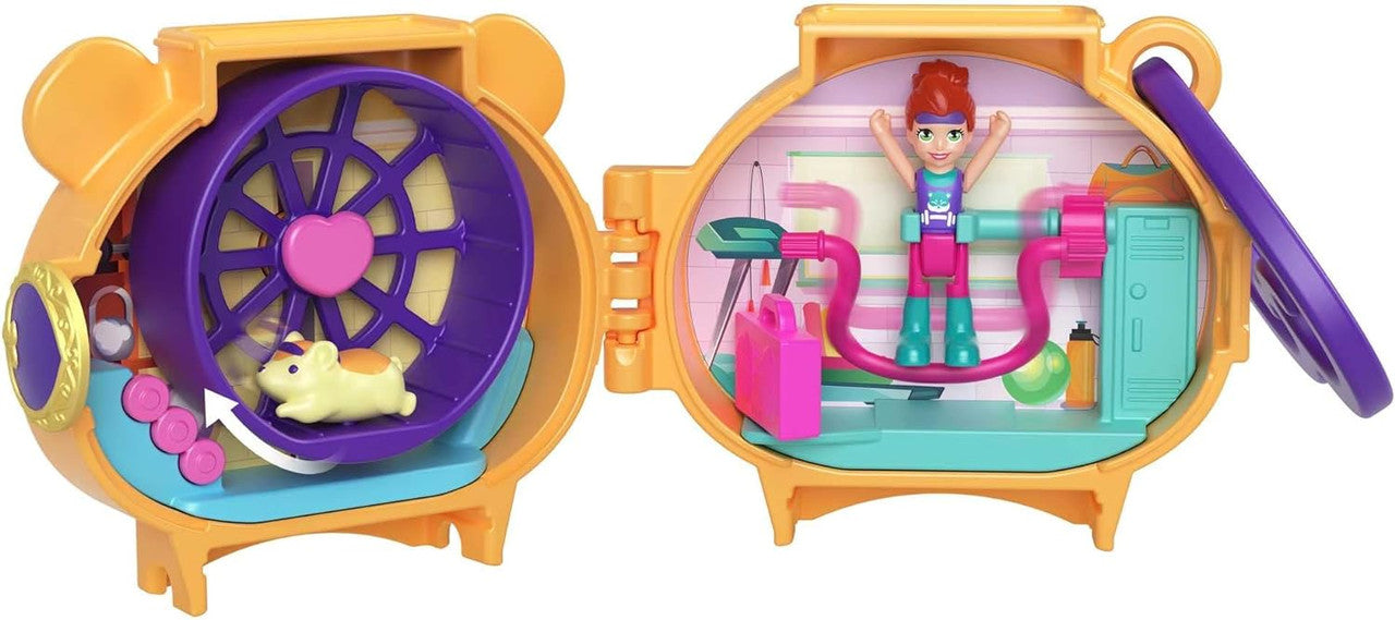Polly Pocket Pet Connects Stackable Hamster Compact Playset