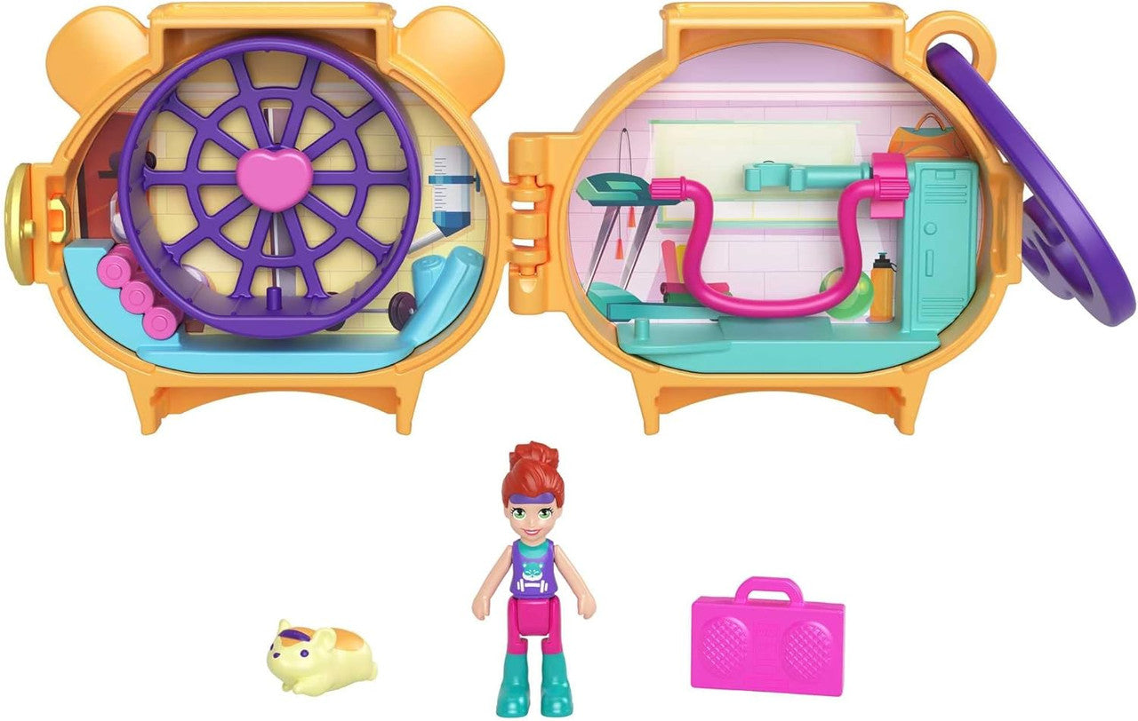 Polly Pocket Pet Connects Stackable Hamster Compact Playset