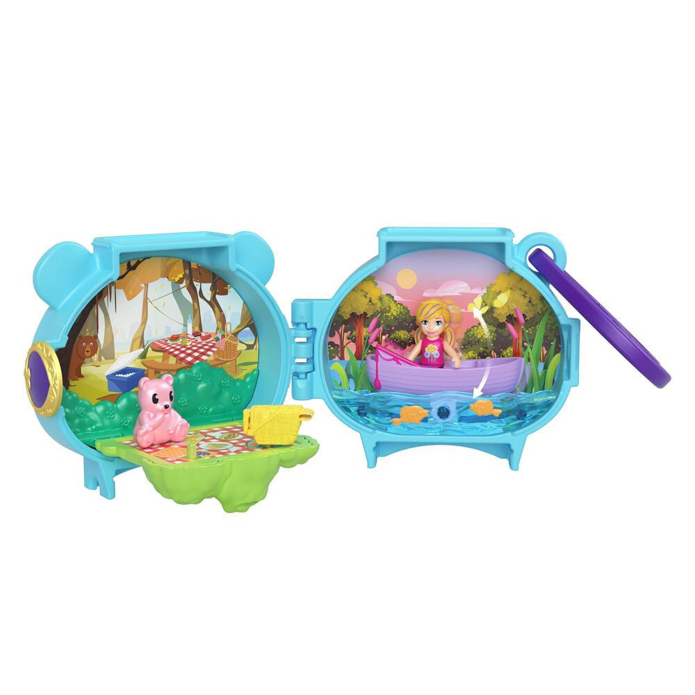Polly Pocket Pet Connects Stackable Bear Compact Playset