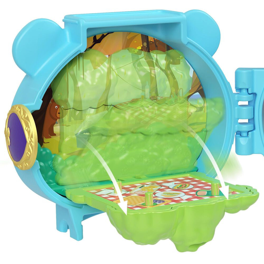 Polly Pocket Pet Connects Stackable Bear Compact Playset