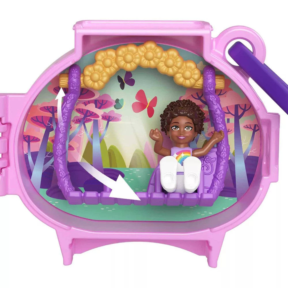Polly Pocket Pet Connects Stackable Unicorn Compact Playset