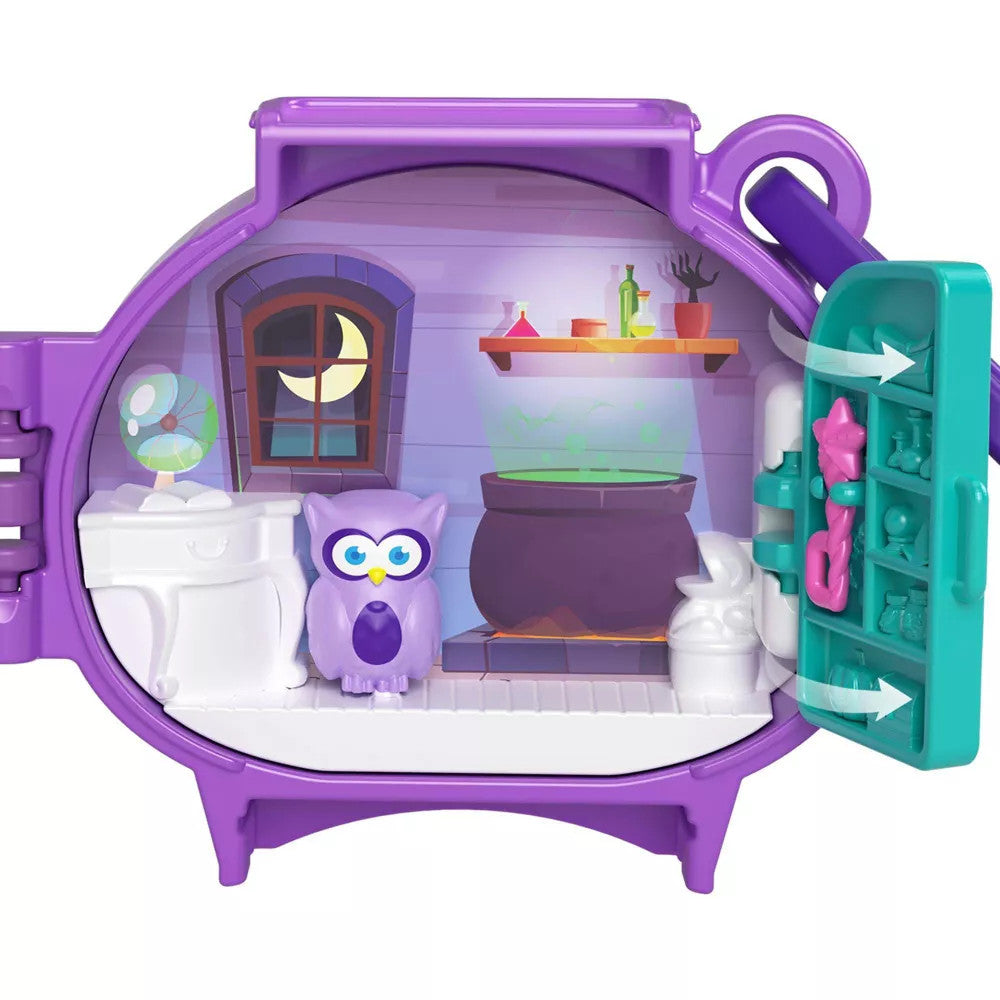Polly Pocket Pet Connects Stackable Owl Compact Playset