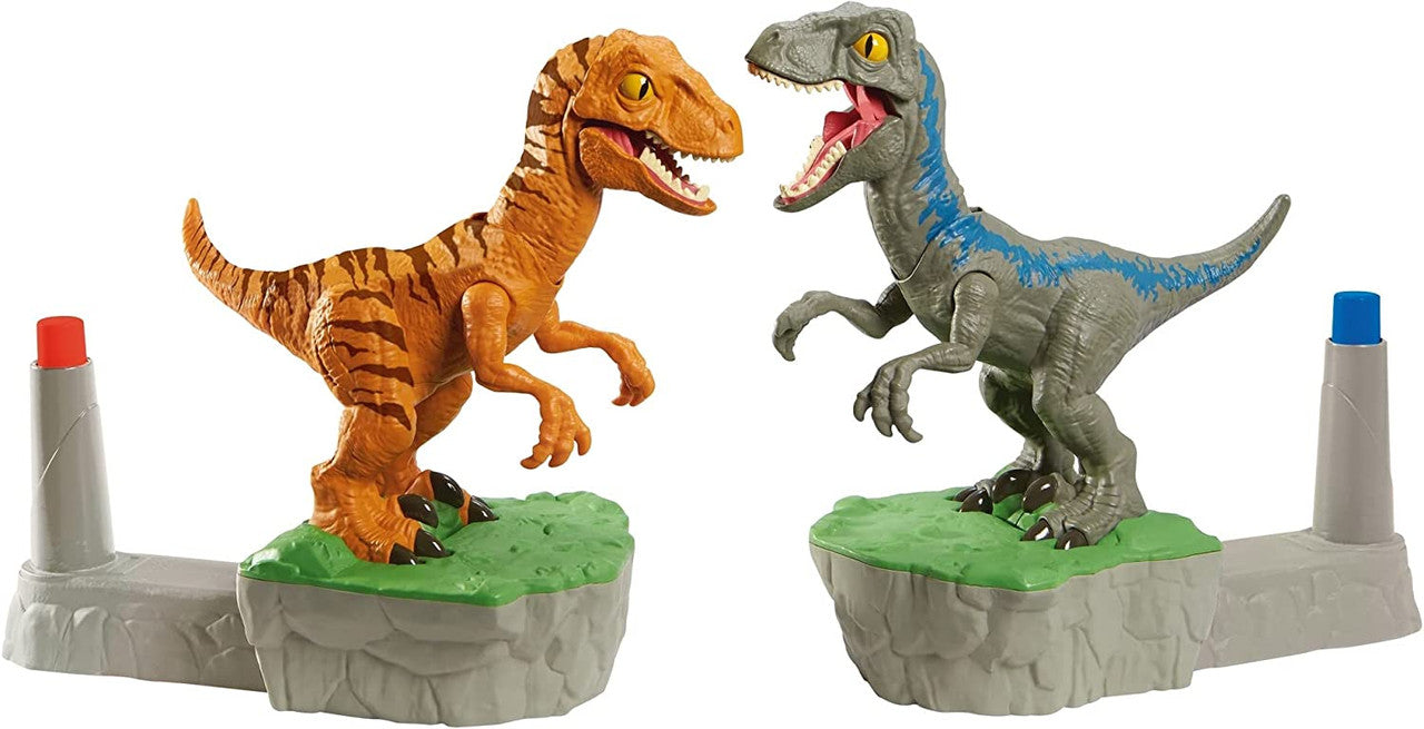 Jurassic World Rock ‘Em Sock ‘Em Robots Blue vs Atrociraptor Game