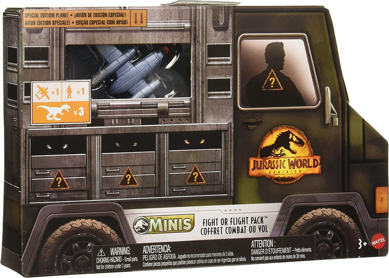 Jurassic World: Dominion Minis Fight or Flight Pack Figures