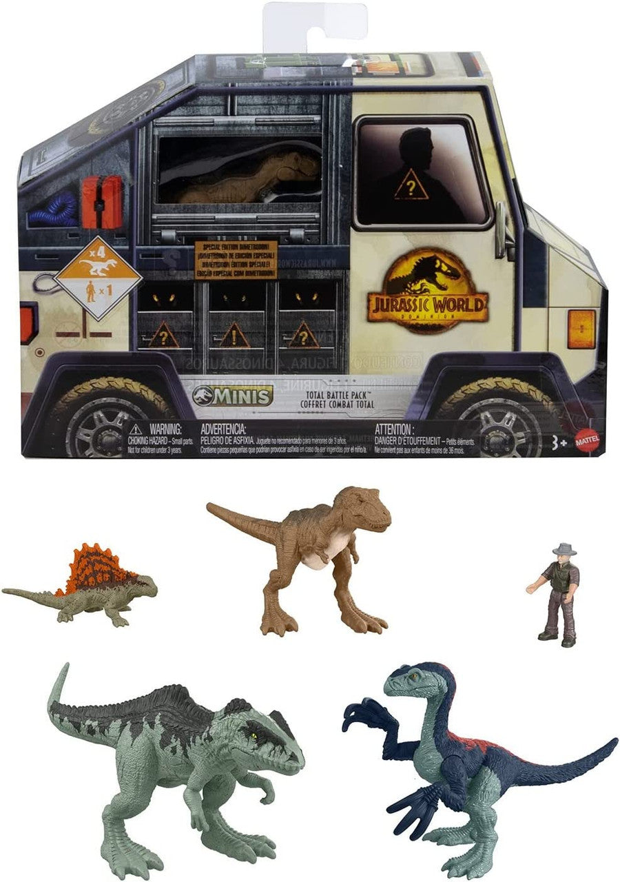 Jurassic World: Dominion Minis Total Battle Pack Figures