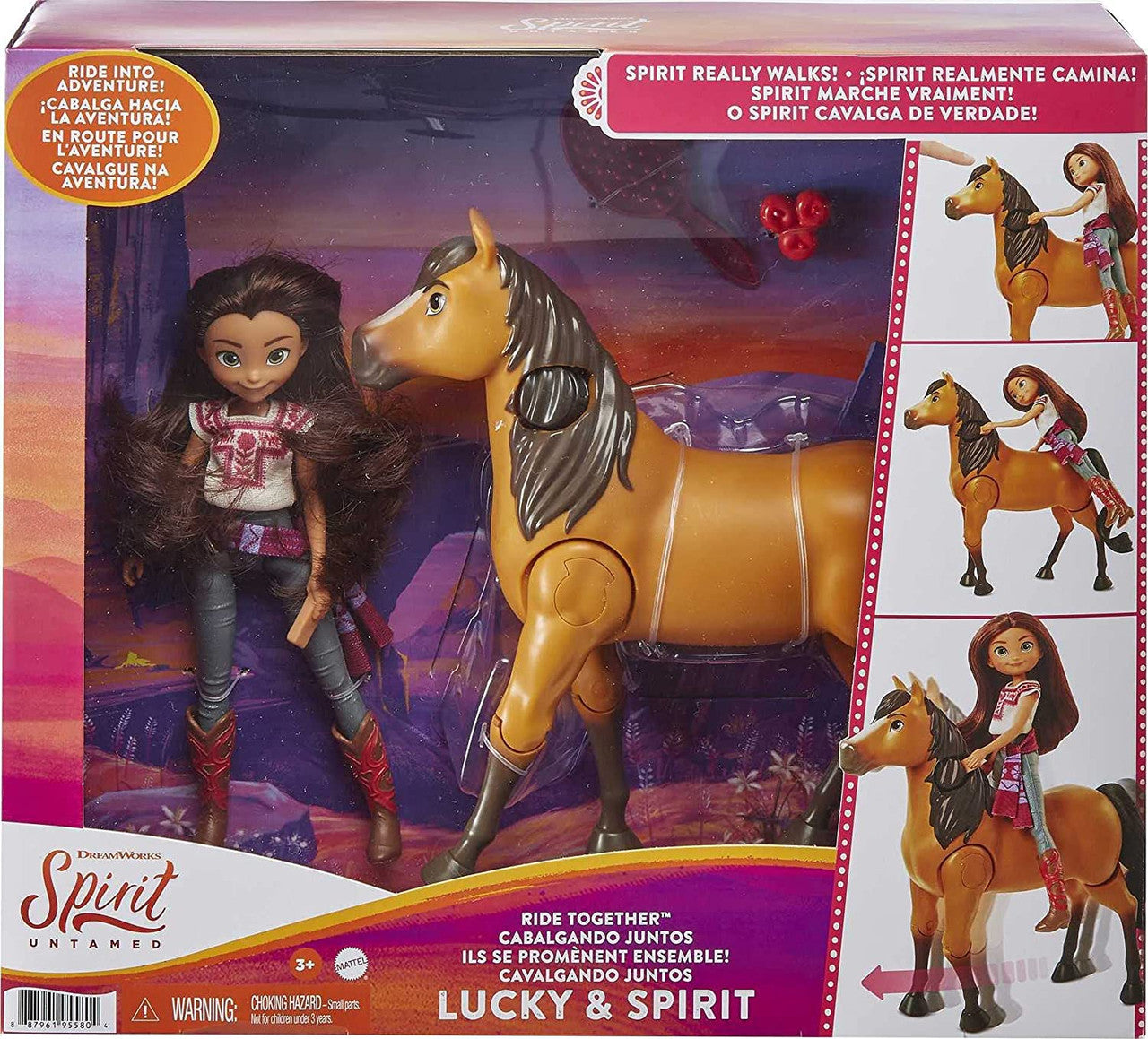 Ride Together Lucky and Spirit Figures