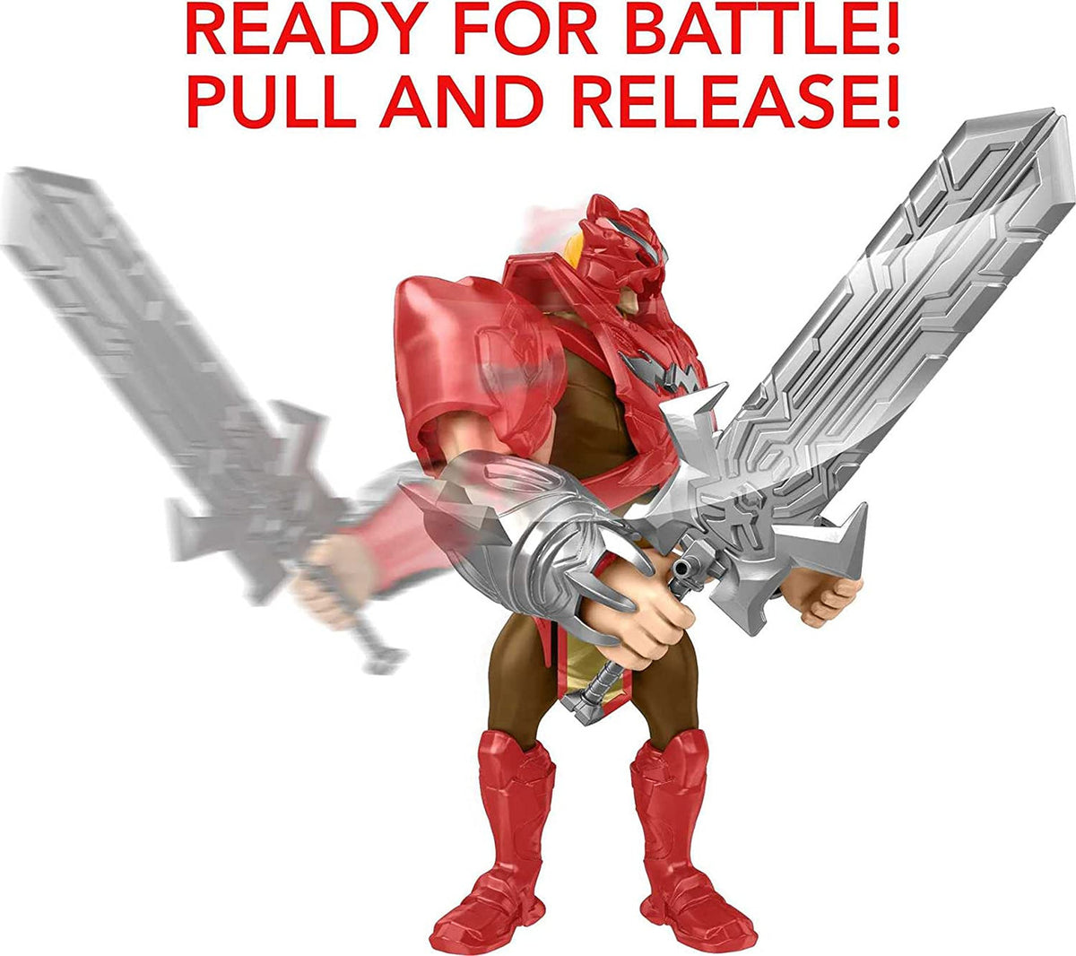 He-Man and The Masters of the Universe Deluxe 8.5-Inch Action Figure | Power Attack Battle Feature with Armor & Accessories