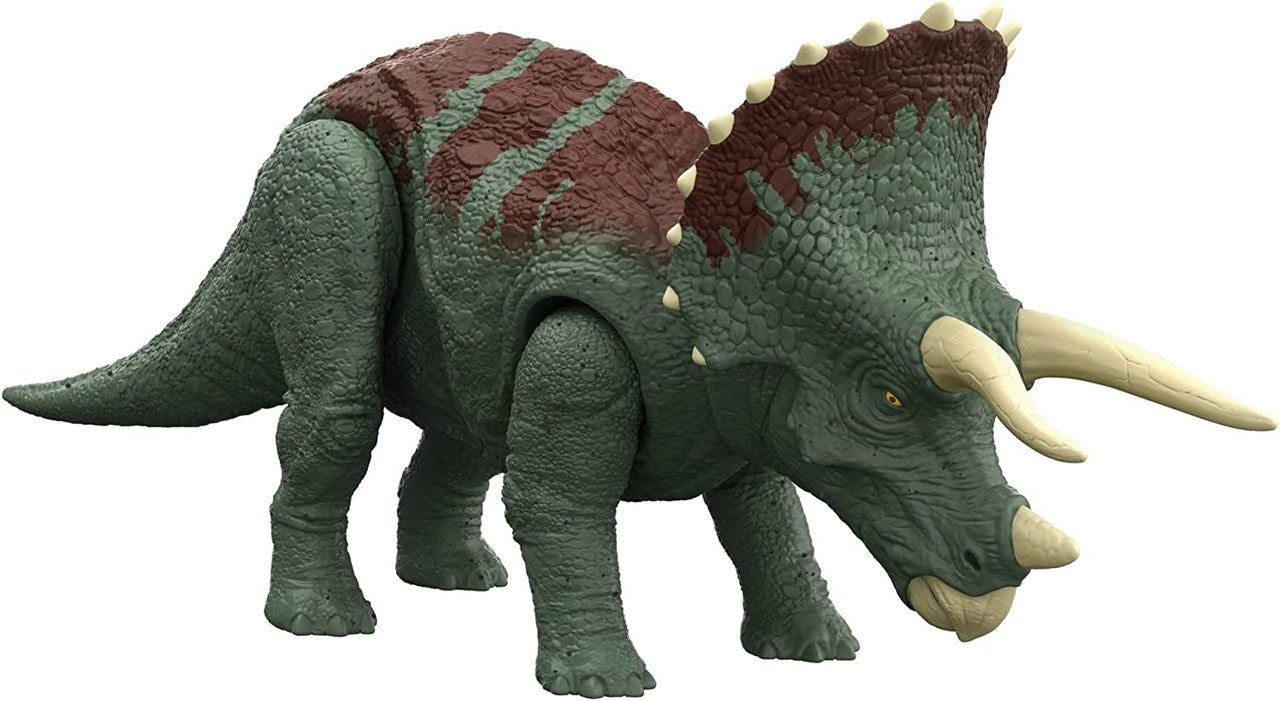 Jurassic World Dominion Roar Strikers Triceratops Dinosaur Action Figure