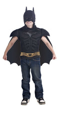 Batman Muscle Chest T-Shirt Mask and Cape Costume (Small)