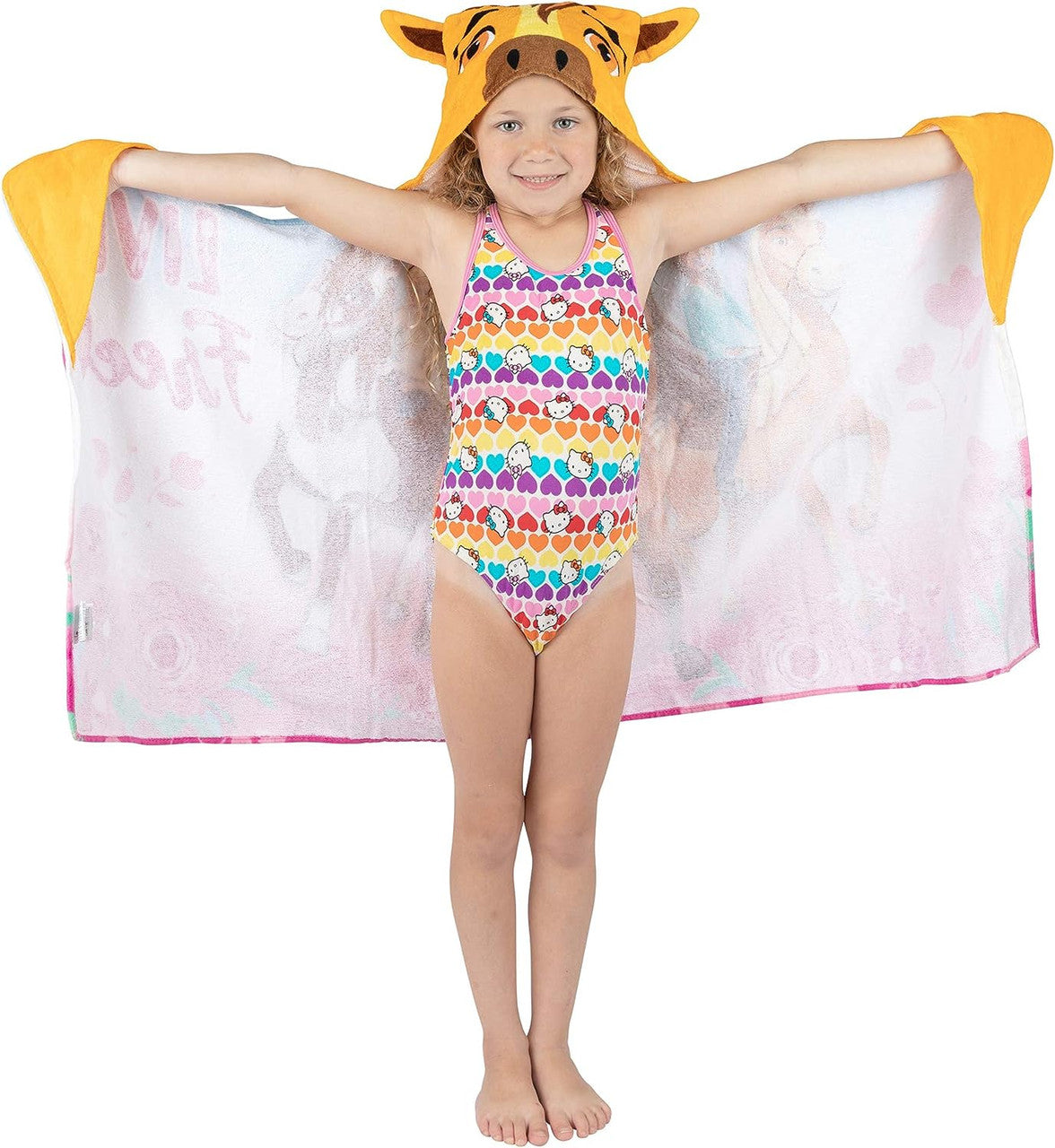 Spirit Kids Bath Hooded Towel Wrap