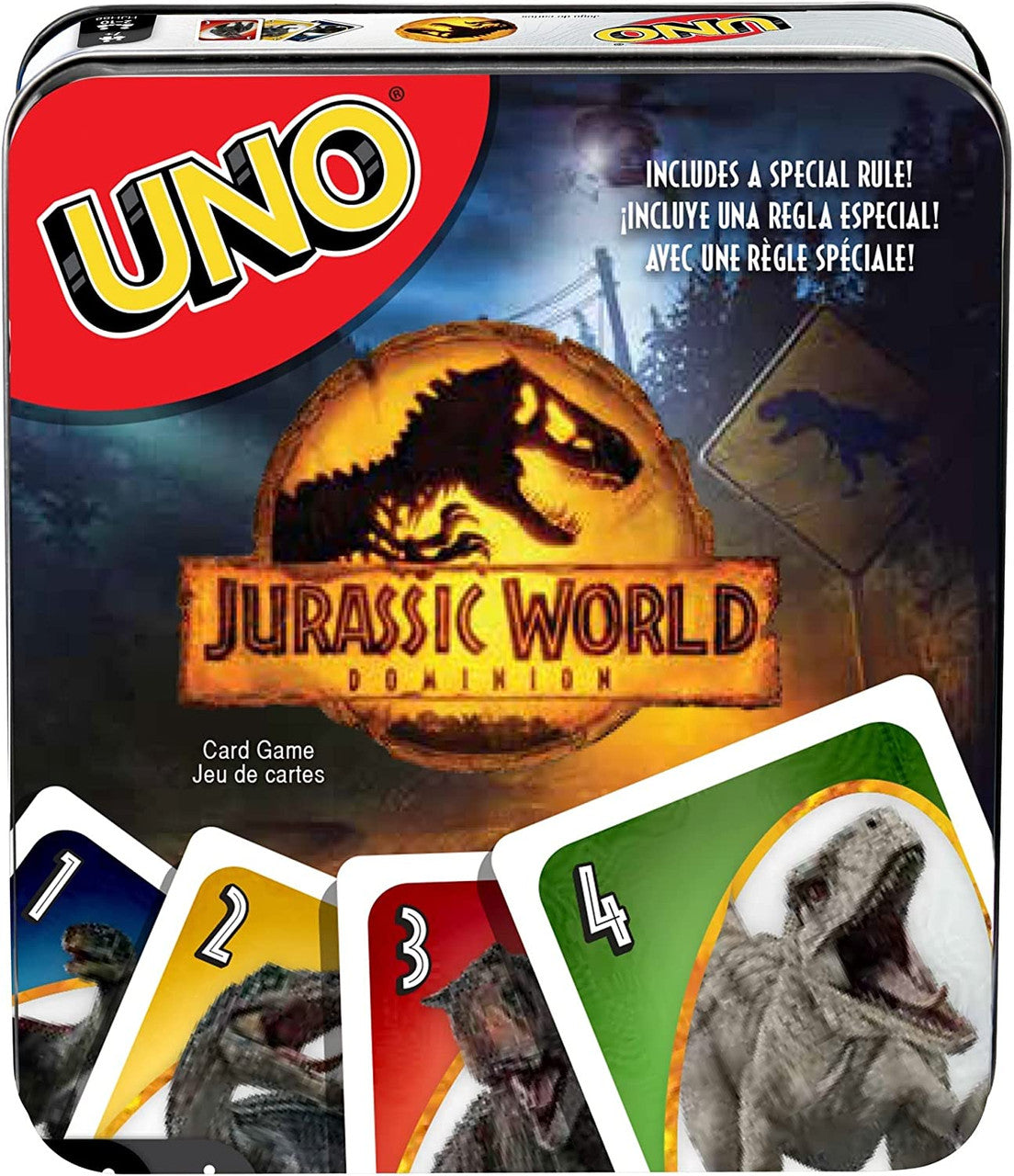 UNO Jurassic World Dominion Card Game