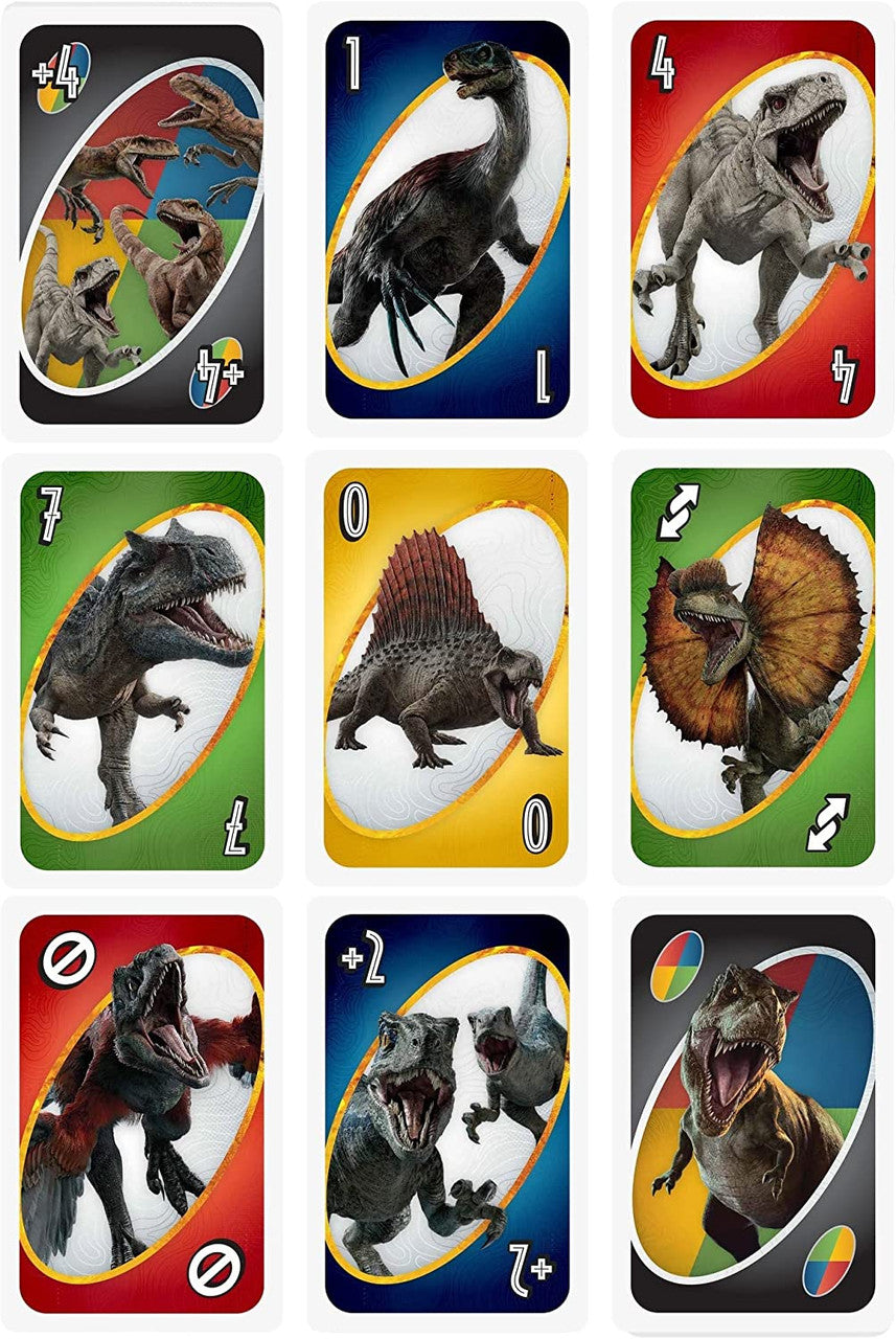 UNO Jurassic World Dominion Card Game