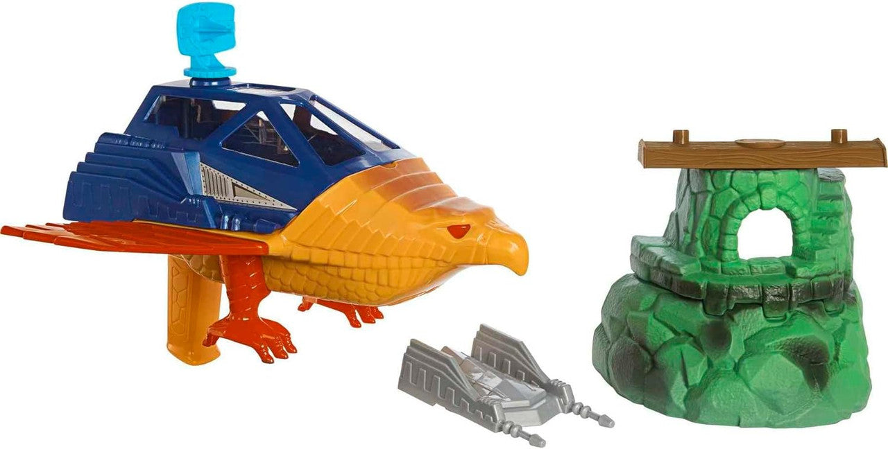 Masters of the Universe Point Dread and Talon Fighter Mystical Outpost  & Flying Vehicle