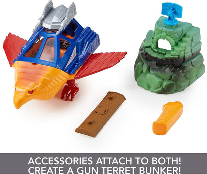 Masters of the Universe Point Dread and Talon Fighter Mystical Outpost  & Flying Vehicle
