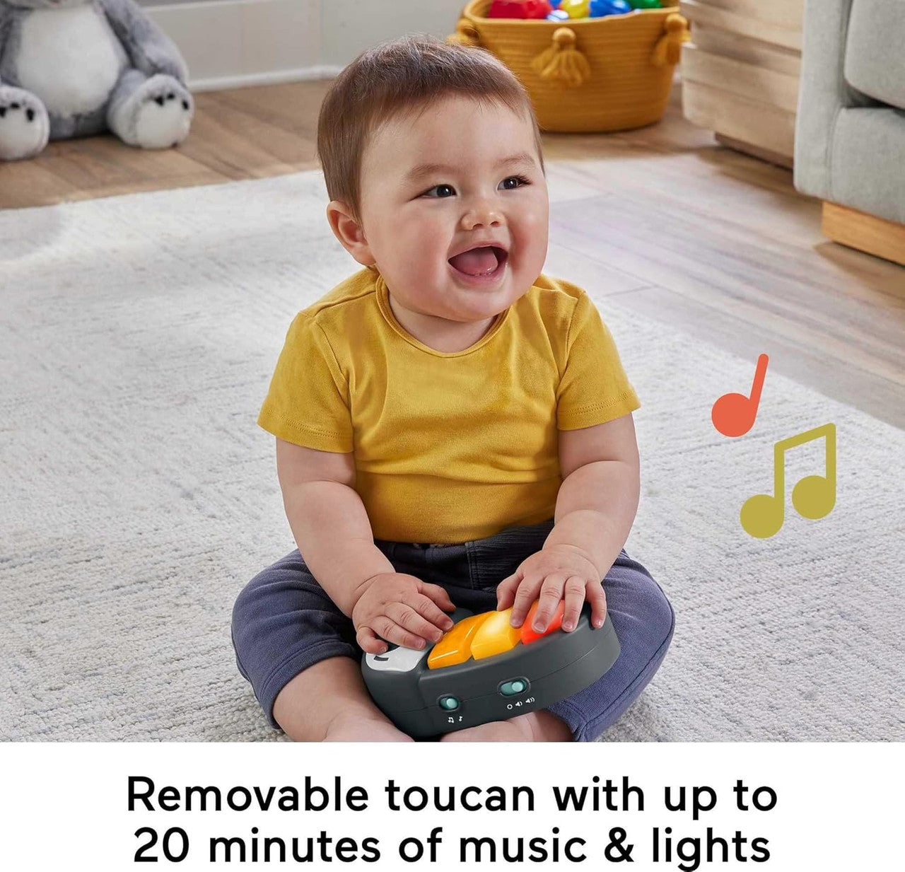 Fisher-Price Baby Bouncer Whimsical Forest Jumperoo Activity Center