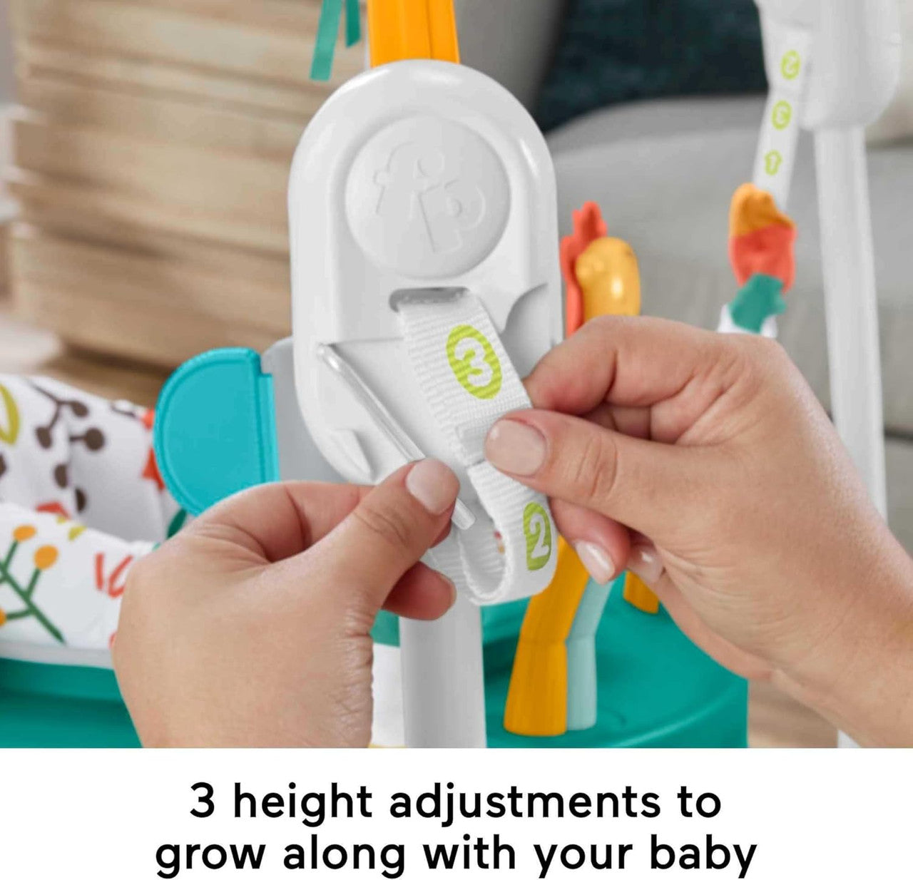 Fisher-Price Baby Bouncer Whimsical Forest Jumperoo Activity Center