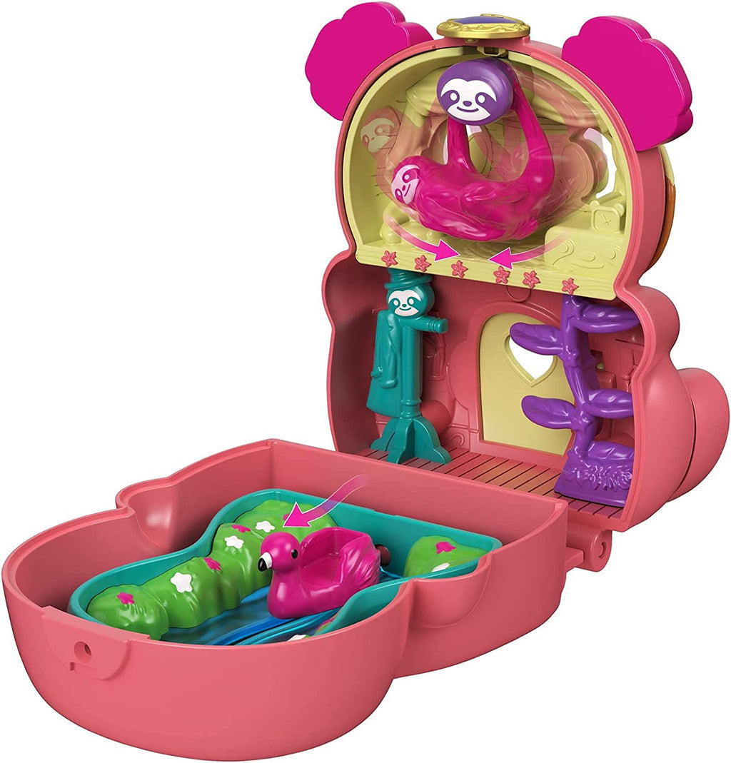 Polly Pocket Flip & Find Sloth Compact
