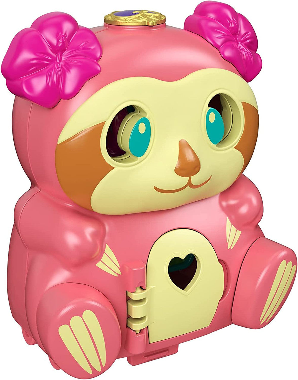 Polly Pocket Flip & Find Sloth Compact
