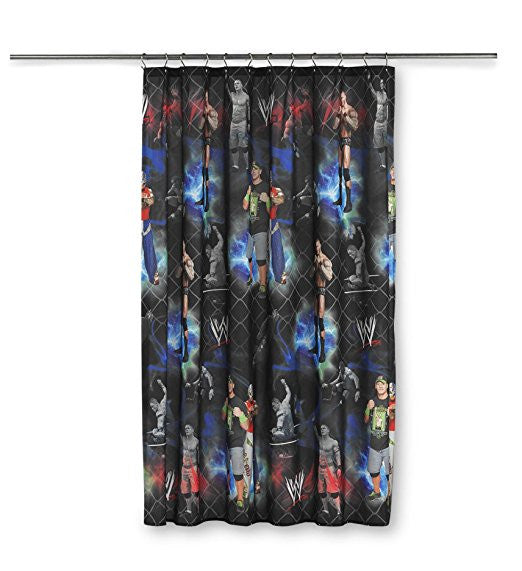 WWE Wrestling Fabric Shower Curtain