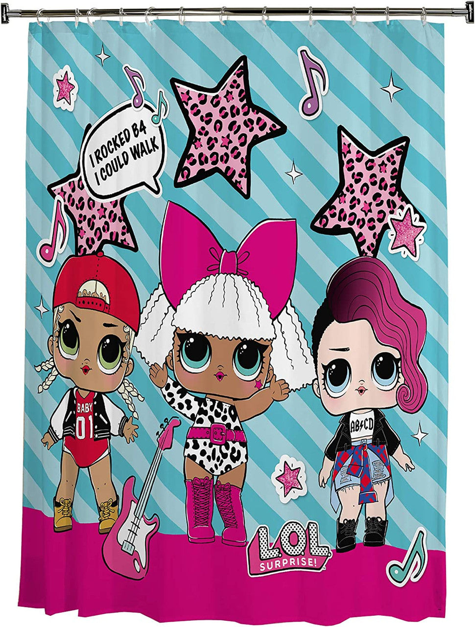L.O.L. Surprise! Fabric Shower Curtain