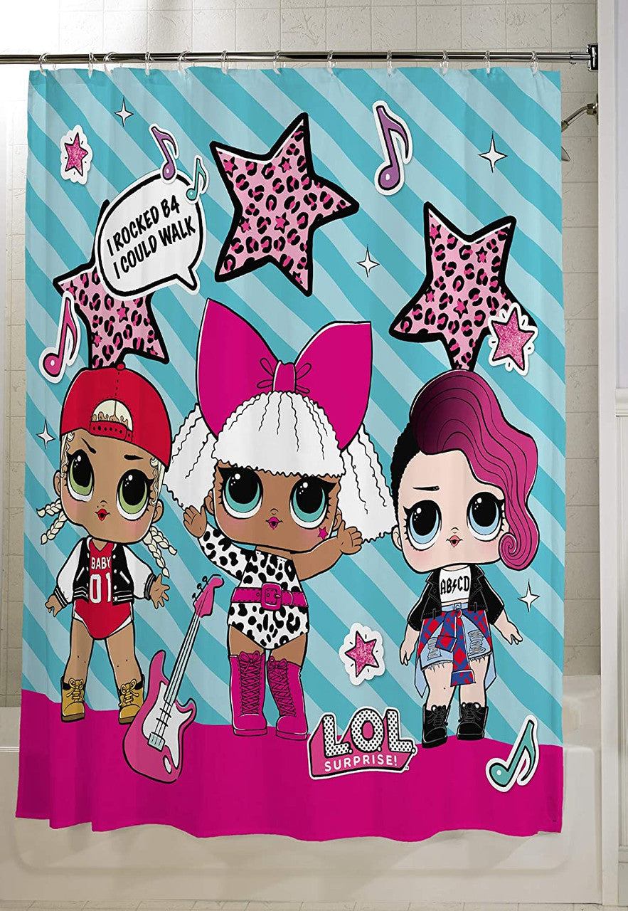 L.O.L. Surprise! Fabric Shower Curtain