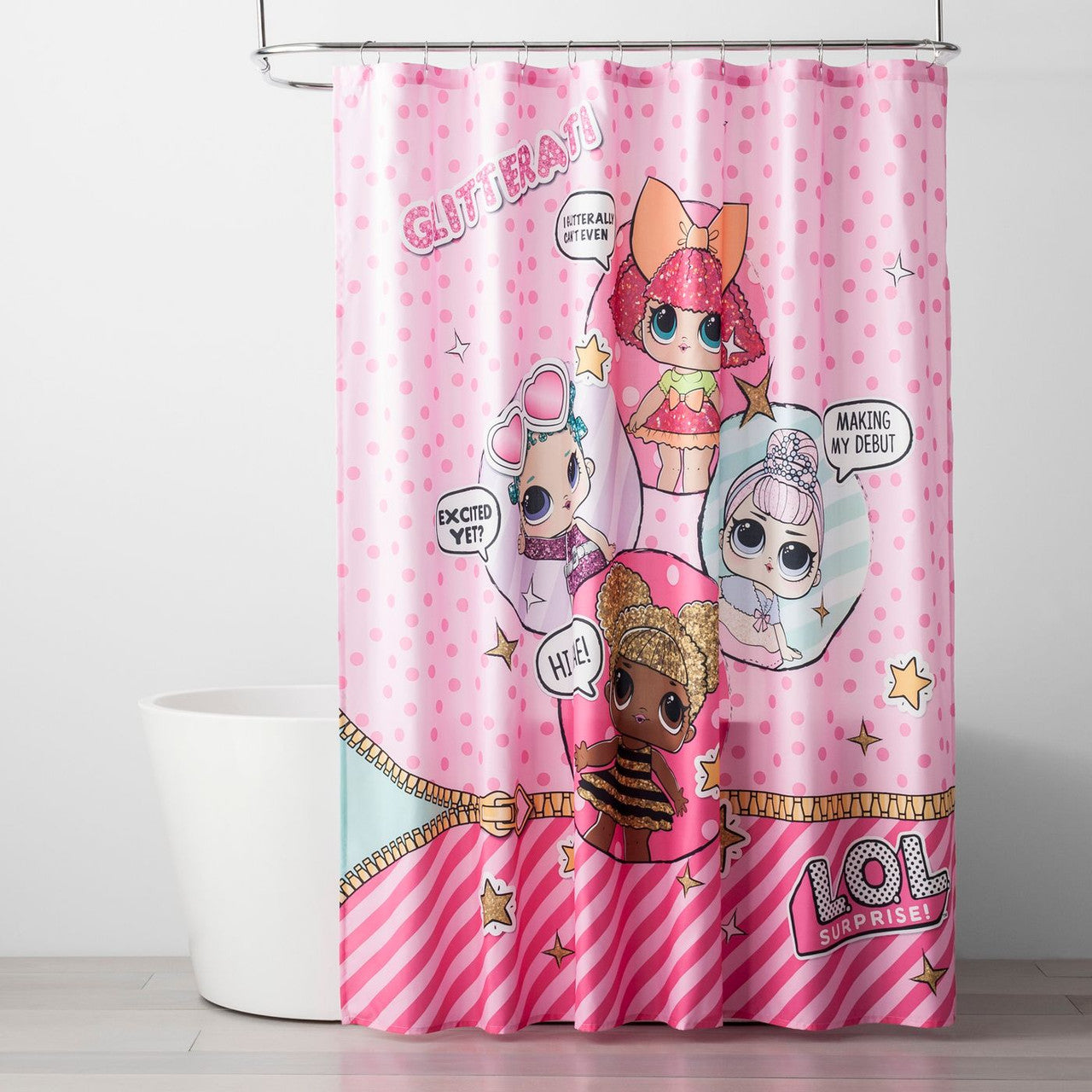 L.O.L. Surprise! 'Glitter Surprise' Shower Curtain