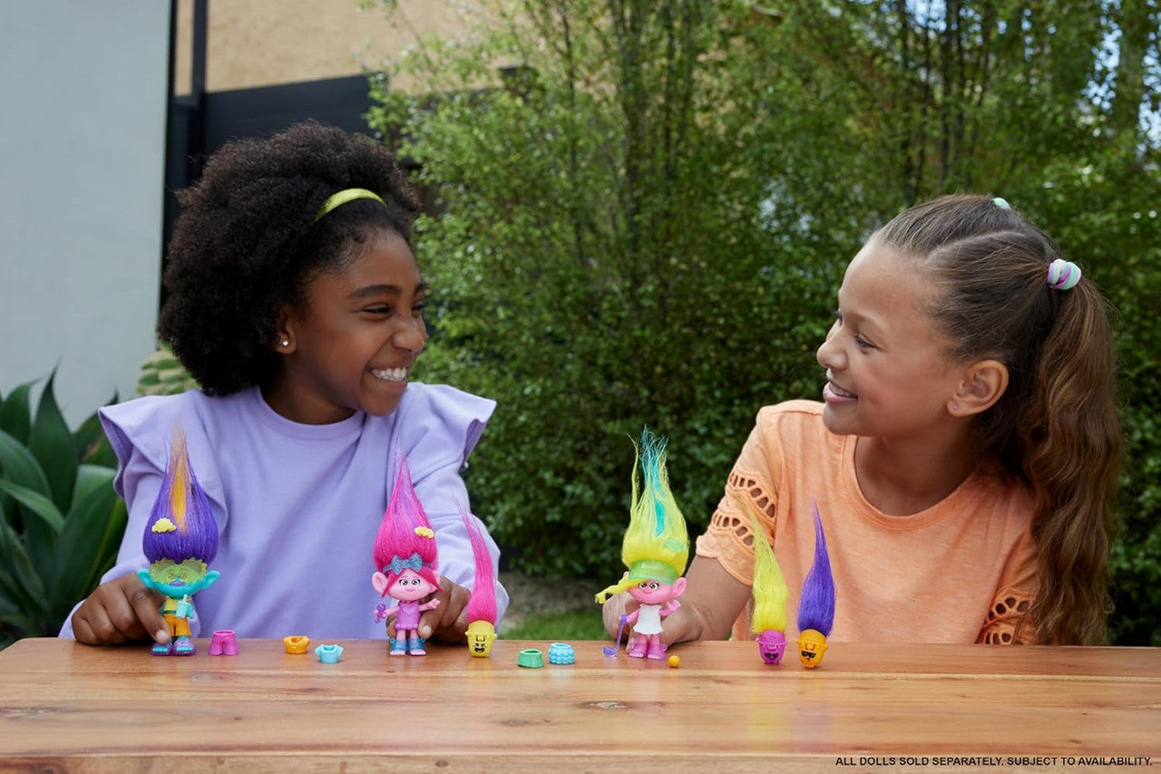 Trolls Band Together Hair Pops Small Doll - Queen Poppy