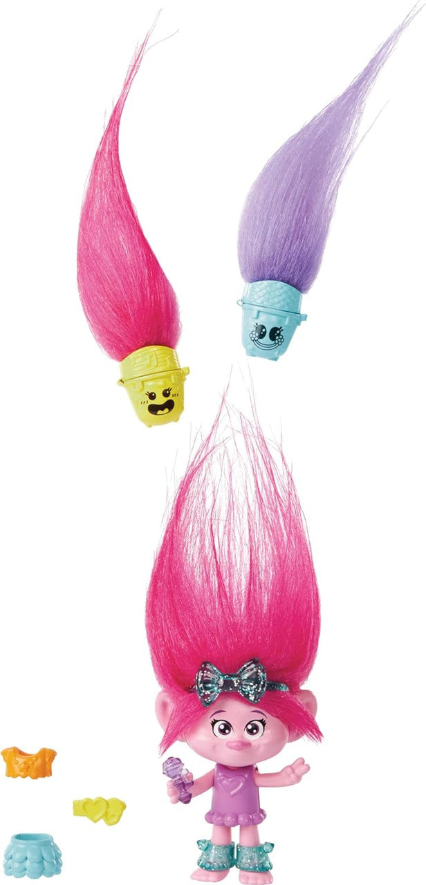 Trolls Band Together Hair Pops Small Doll - Queen Poppy