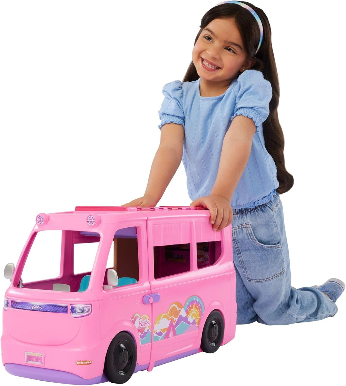 Barbie Dream Camper Playset with Roof Tent