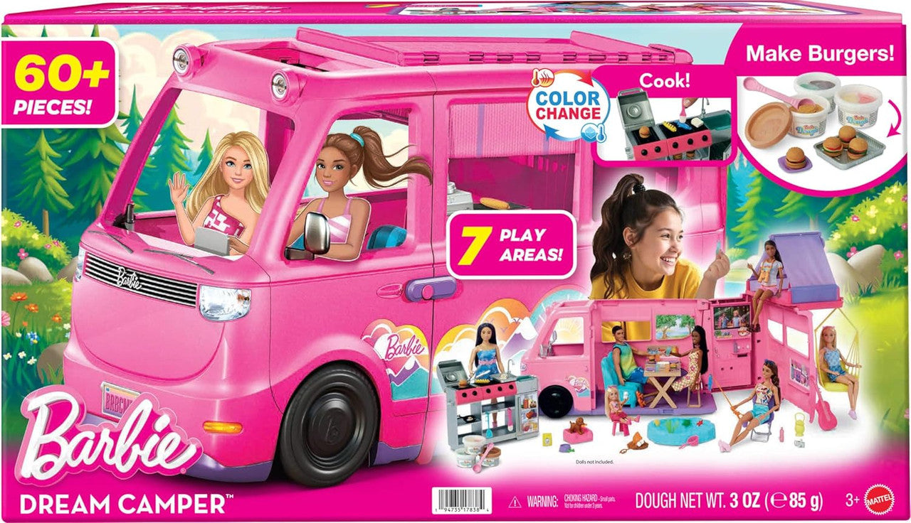 Barbie Dream Camper Playset with Roof Tent