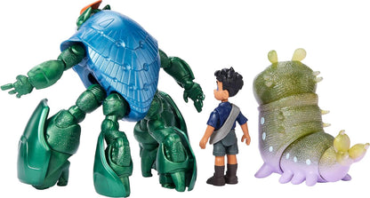 Mattel Disney and Pixar Elio Storyteller 3-Pack Action Figures, Elio, Ambassador Grigon & Glordon Posable Movie Toys, 4-Inch Scale