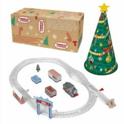 Fisher-Price® Thomas & Friends™ Thomas Christmas Train Set, Holiday-Themed Wooden Train Playset for Kids and Preschoolers