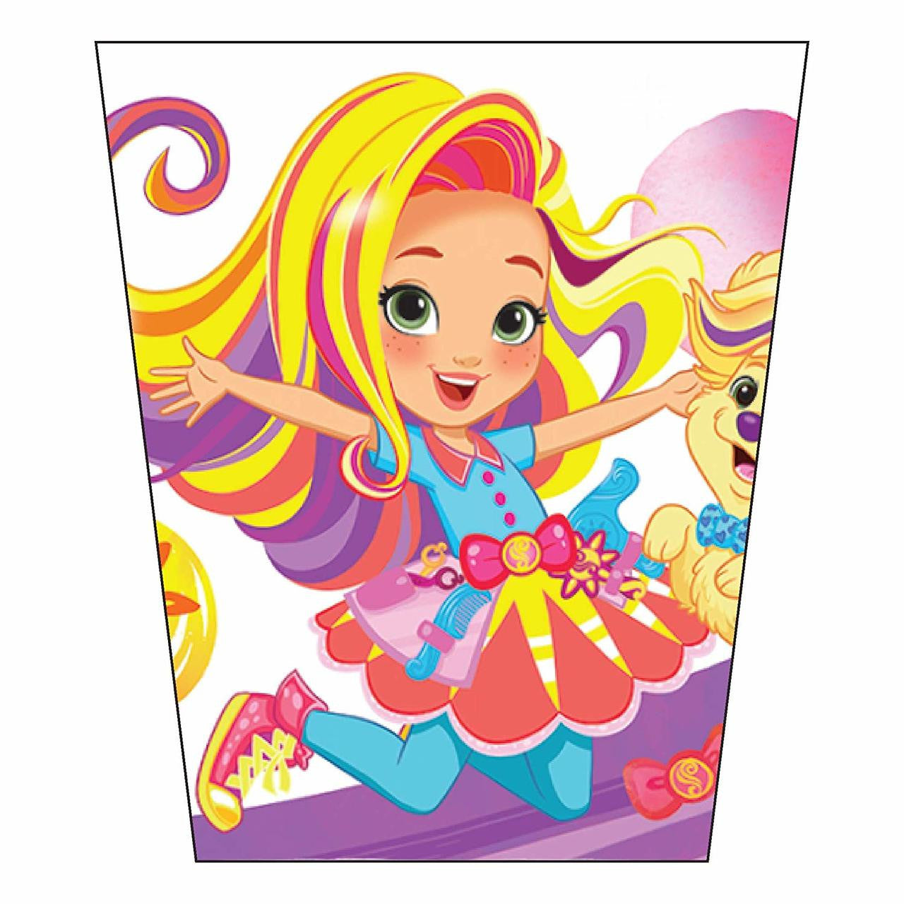 Sunny Day Hair Day Out Wastebasket