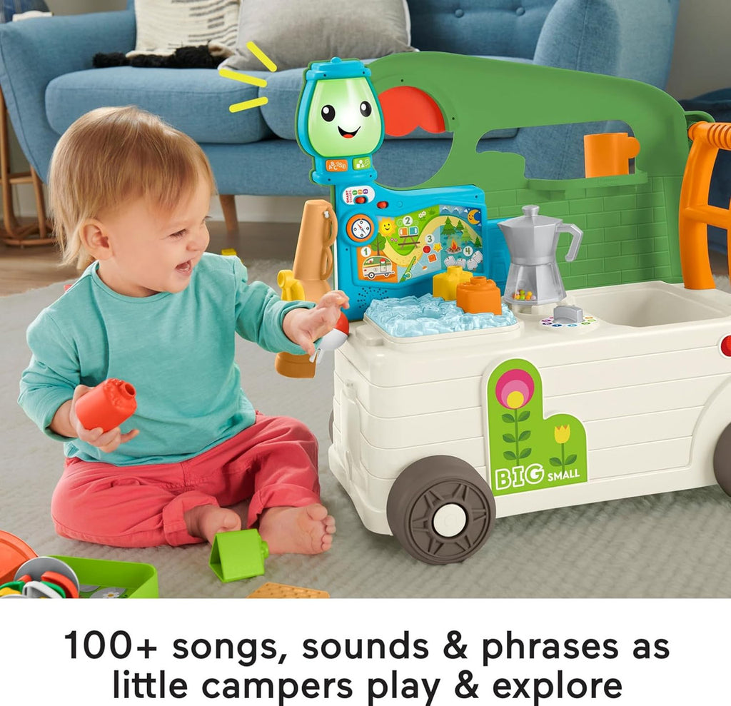 Fisher-Price Baby to Toddler Toy - On-the-Go Camper Walker & Activity Center