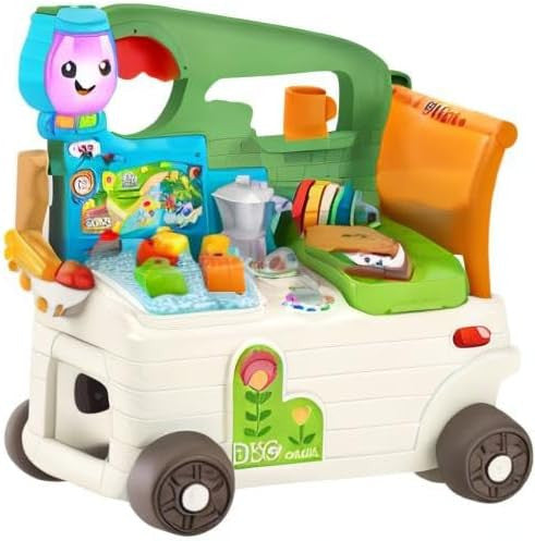 Fisher-Price Baby to Toddler Toy - On-the-Go Camper Walker & Activity Center