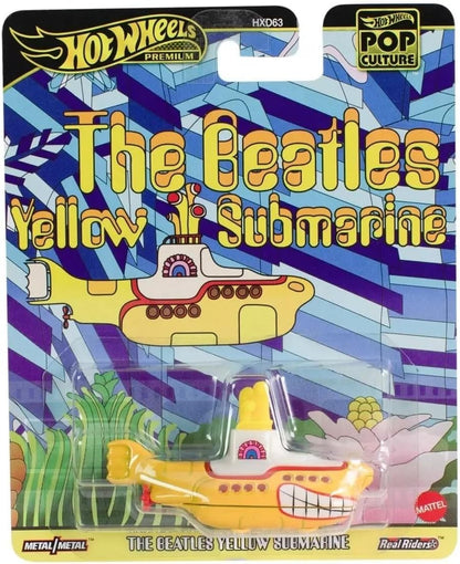 Hot Wheels Premium Pop Culture The Beatles Yellow Submarine Die-Cast Car