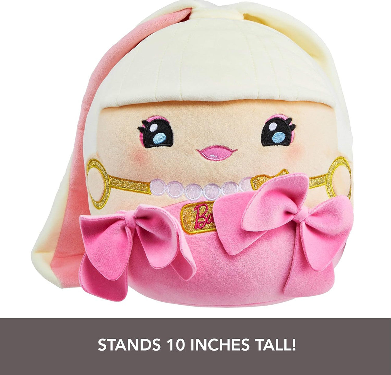 Barbie Cuutopia Plush Doll - Tactile Felt Pink Bows