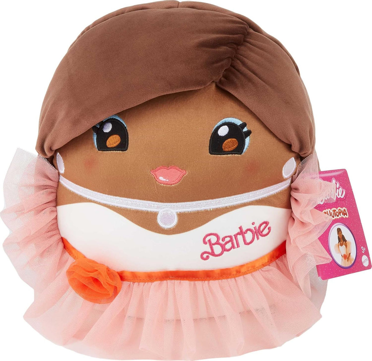 Barbie Cuutopia Plush Doll - Iconic 80s Peach Gown