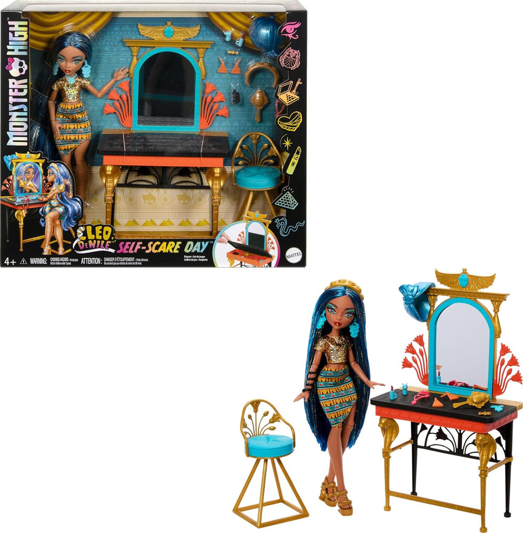 Monster High Self Scare Day Cleo De Nile Doll Play Set