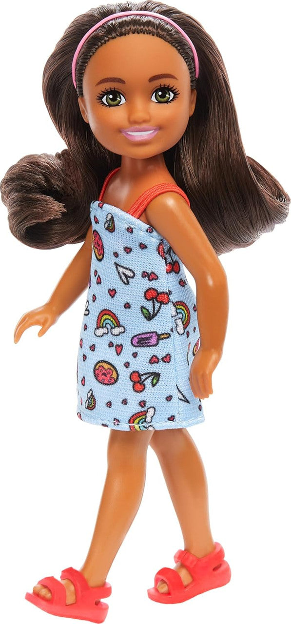 Barbie Chelsea Small Doll Wearing Removable Blue Dress