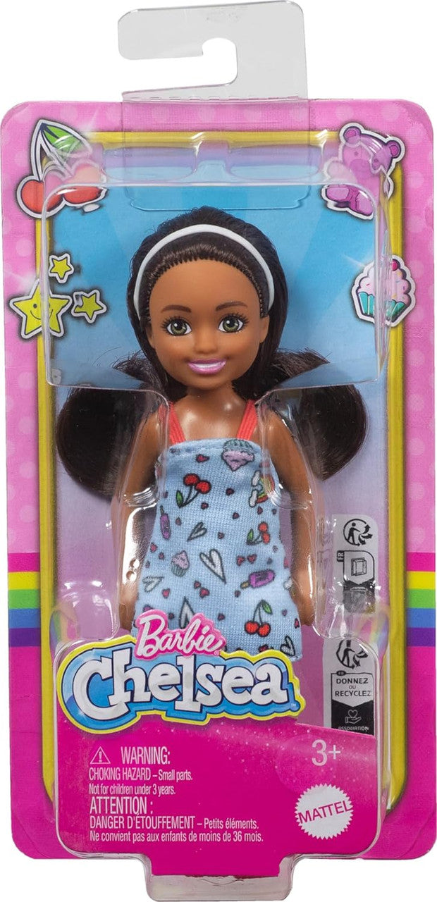 Barbie Chelsea Small Doll Wearing Removable Blue Dress