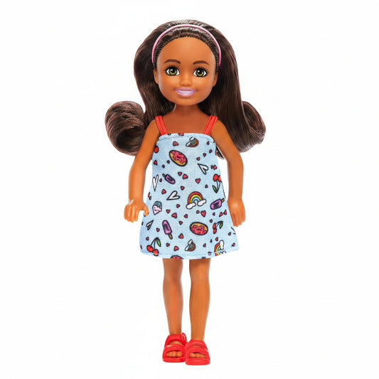 Barbie Chelsea Small Doll Wearing Removable Blue Dress
