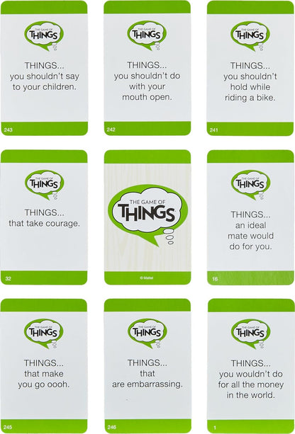 Mattel Games The Game of Things Party Board Game