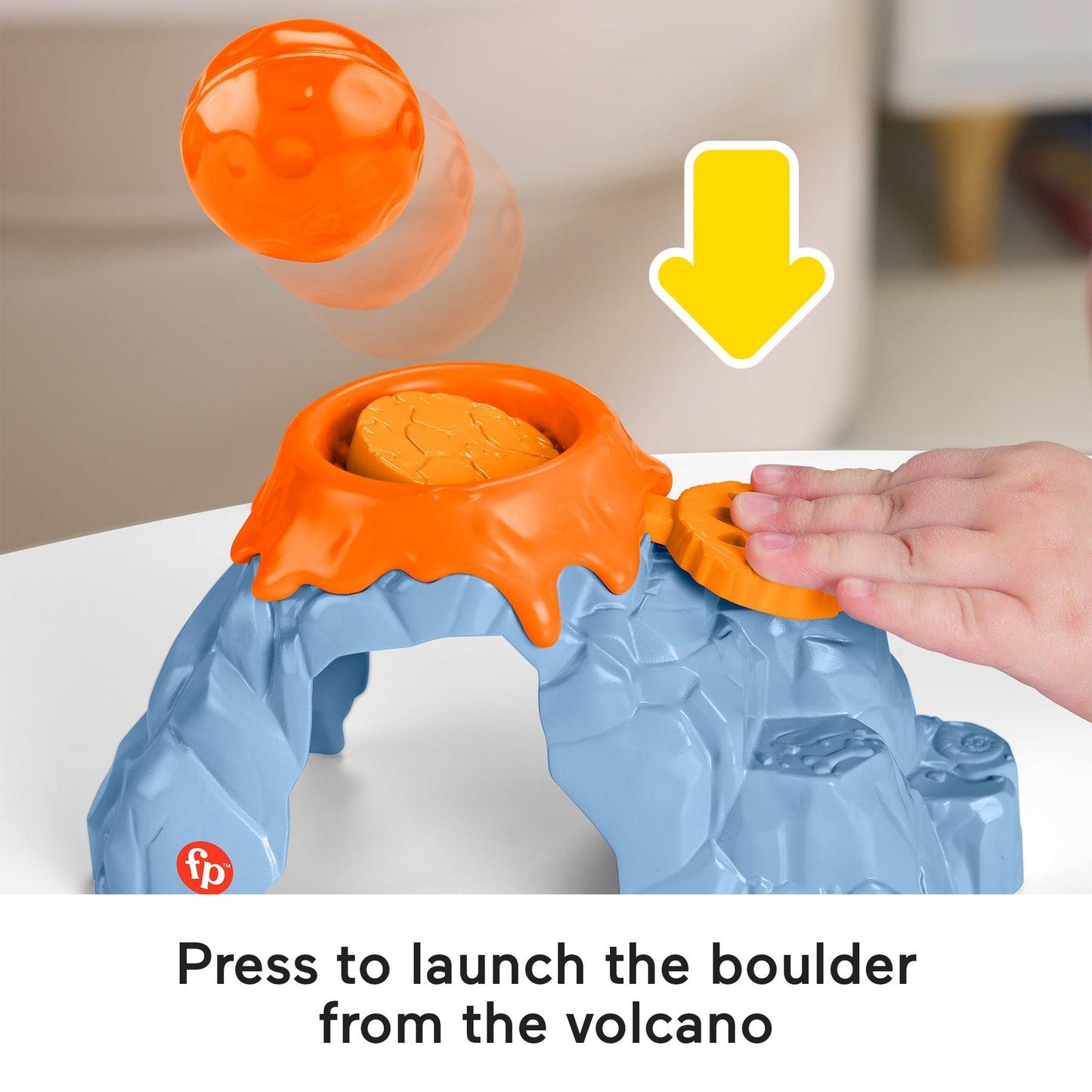 Fisher-Price Little People Spin & Play Dinosaur Playground Toddler Playset, 6-Piece Interactive Toy Set for Kids and Toddlers