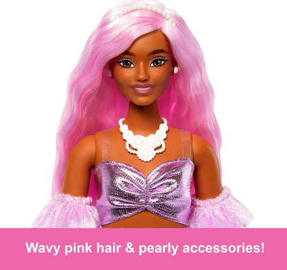Barbie Deluxe Style Doll #1 in Barbiecore Outfit with Pink Hair