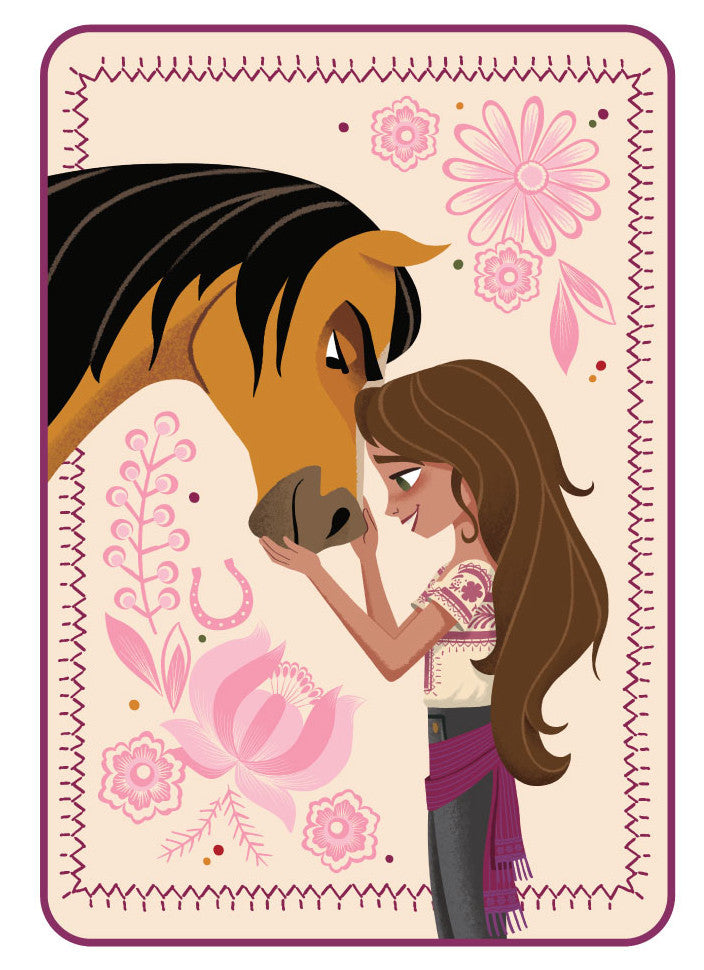 Spirit Horse Power Plush Blanket, 62"x 90"